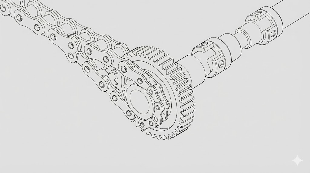 Image of a mechanical the represent interlocking